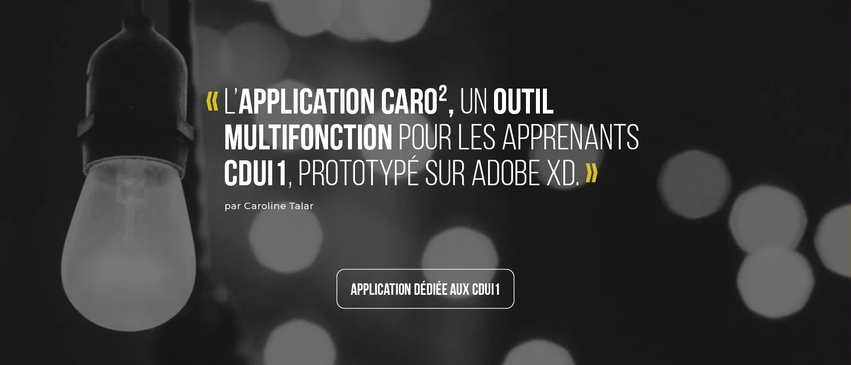 L'application Caro²